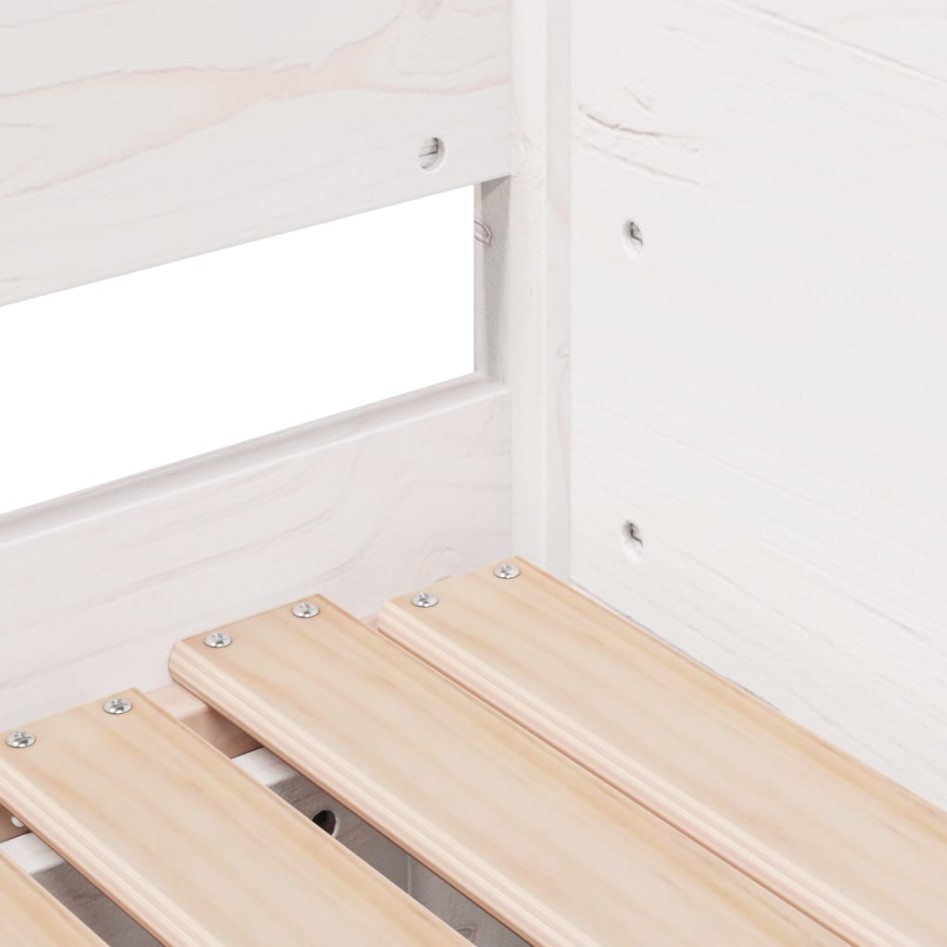 Sofá cama nido madera maciza de pino blanco 90x200