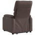 Sillón reclinable de masaje de pie de cuero sintético