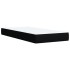 Cama box spring con colchón tela negro 90x190