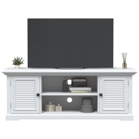 Mueble para TV madera de ingeniería blanco 110x30x41