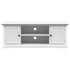 Mueble para TV madera de ingeniería blanco 110x30x41