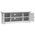 Mueble para TV madera de ingeniería blanco 110x30x41