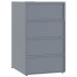 Cobertizo de contenedor de basura acero gris 69x79x117