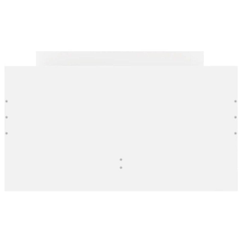 Estructura de cama con cajones blanco 90x200