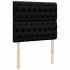 Cama box spring con colchón tela negro 120x190