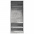 Armario de madera de ingeniería gris hormigón 80x50x200