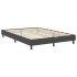 Estructura de cama Box Spring tela gris 140x200