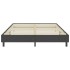 Estructura de cama Box Spring tela gris 140x200
