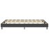 Estructura de cama Box Spring tela gris 140x200