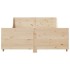 Estructura de cama sin colchón madera de pino maciza 120x200