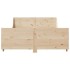 Estructura de cama sin colchón madera maciza de pino 120x190