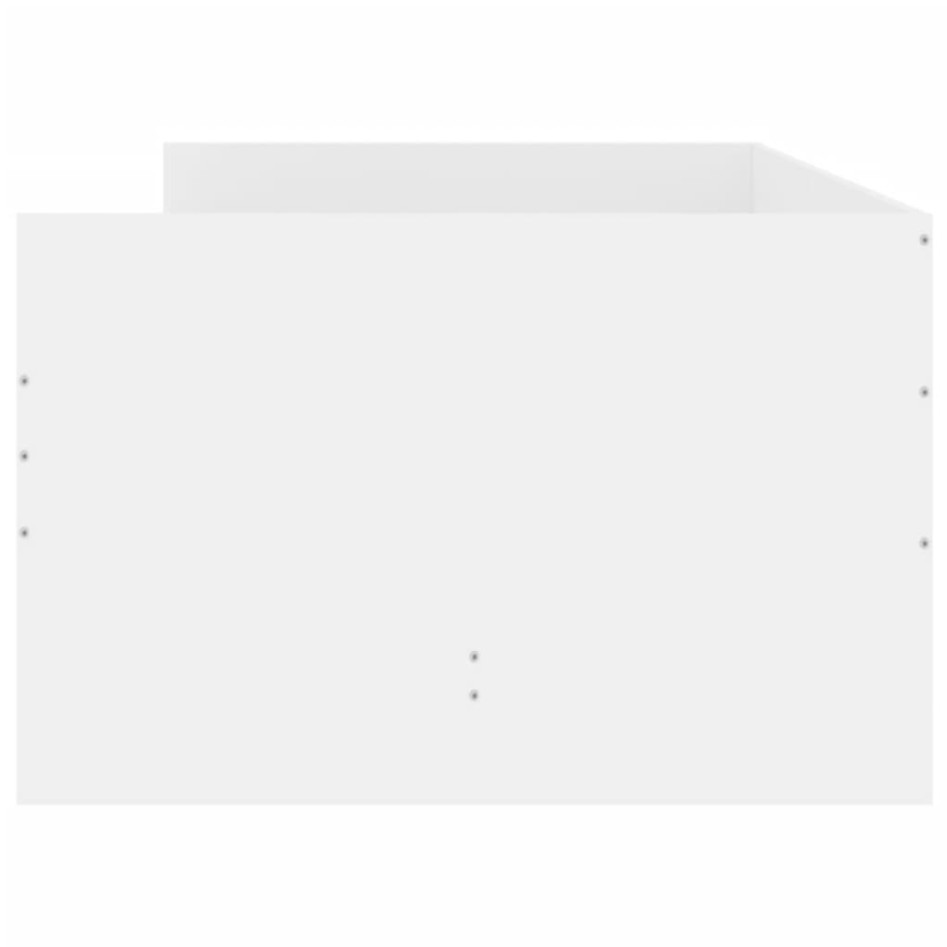 Estructura de cama con cajones blanco 90x190