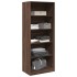 Armario madera de ingeniería color roble marrón 80x50x200