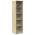Armario de madera contrachapada color roble 50x50x200