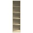 Armario de madera contrachapada color roble 50x50x200