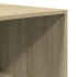 Armario de madera contrachapada color roble 50x50x200