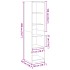 Armario de madera contrachapada color roble 50x50x200