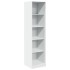 Armario de madera contrachapada blanco 50x50x200