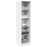 Armario de madera contrachapada blanco 50x50x200