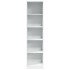 Armario de madera contrachapada blanco 50x50x200