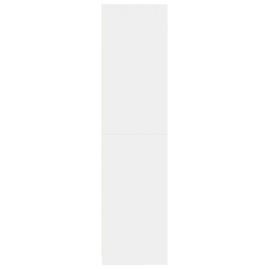 Armario de madera contrachapada blanco 50x50x200