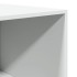Armario de madera contrachapada blanco 50x50x200