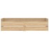 Estructura de cama con cajones roble Sonoma 75x190