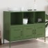 Aparador acero verde oliva 100,5x39x79