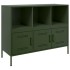 Aparador acero verde oliva 100,5x39x79
