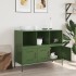 Aparador acero verde oliva 100,5x39x79