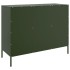 Aparador acero verde oliva 100,5x39x79