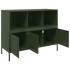 Aparador acero verde oliva 100,5x39x79