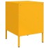 Mesitas de noche 2 uds acero amarillo mostaza 36x39x50,5