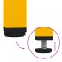 Mesitas de noche 2 uds acero amarillo mostaza 36x39x50,5