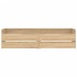 Estructura de cama con cajones roble Sonoma 90x190