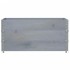 Collares de palets 3 uds madera maciza de pino gris 120x80