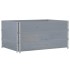 Collares de palets 3 uds madera maciza de pino gris 120x80