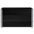 Collares de palets 3 uds madera maciza de pino negro 100x100