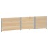 Collares de palets 3 unidades madera maciza de pino 150x100