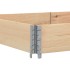 Collares de palets 3 unidades madera maciza de pino 150x100