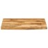 Tablero de mesa borde natural madera maciza mango 80x80x3,8