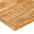 Tablero de mesa borde natural madera maciza mango 80x80x3,8