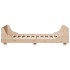 Estructura de cama sin colchón madera maciza pino 75x190