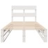 Estructura cama sin colchón madera maciza pino blanca