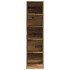 Armario de madera de ingeniería roble envejecido 50x50x200