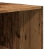 Armario de madera de ingeniería roble envejecido 50x50x200