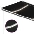 Toldo automático LED sensor de viento gris antracita 300x250