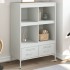 Aparador acero blanco 68x39x101,5