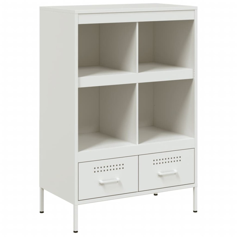 Aparador acero blanco 68x39x101,5