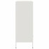 Aparador acero blanco 68x39x101,5